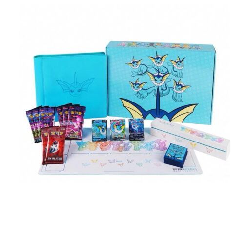 Pokémon TCG S-Chinese 2024 Eevee GX Gift Box – Vaporeon Box Exclusive