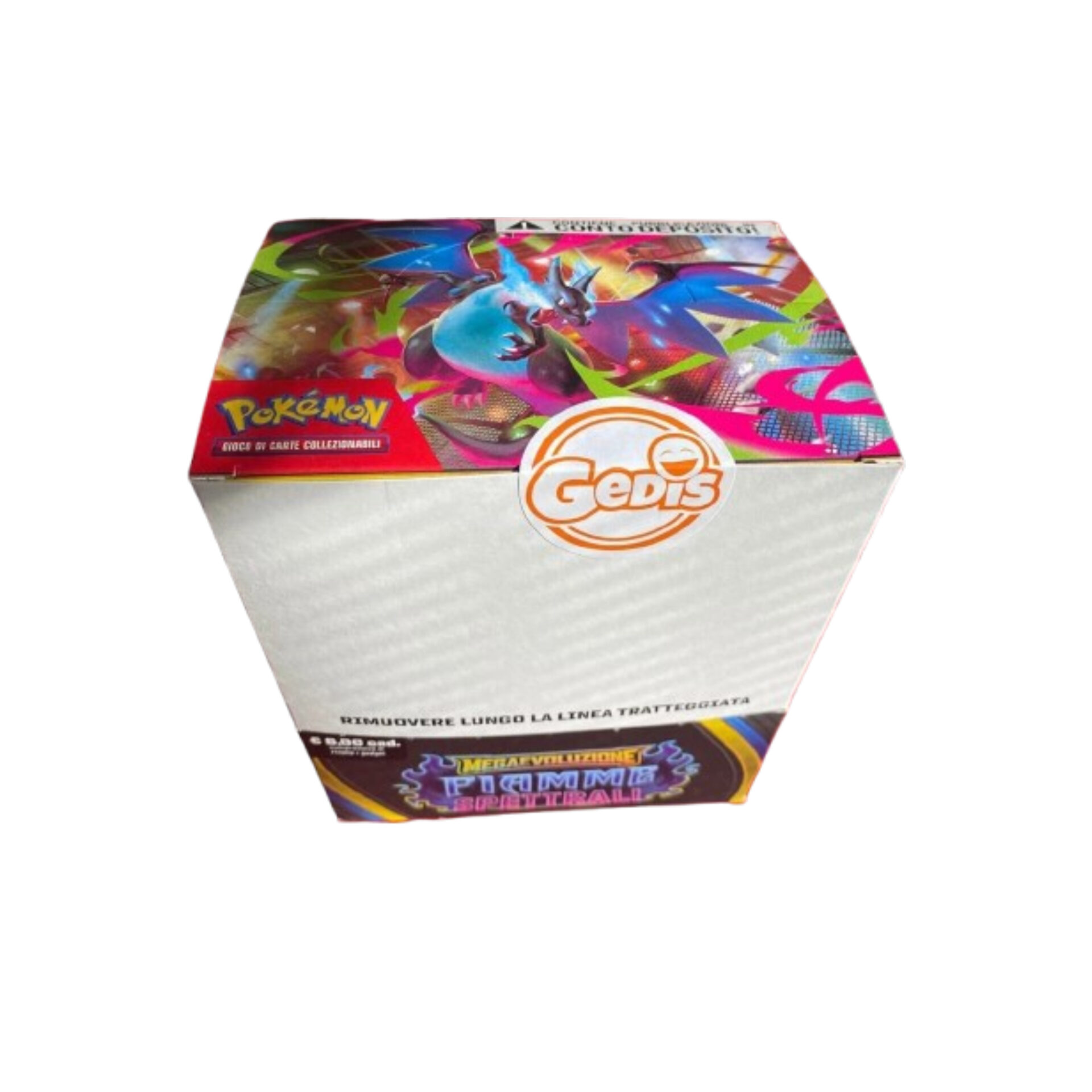 pokemon, pokemon gcc, box pokemon, bustine pokemon, fiamme spettrali, megaevoluzione pokemon, pokemon ita, gedis pokemon, carte pokemon italiane, box sigillato pokemon